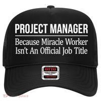 Project Ager Because Miracle Worker Isn't Job Title Gift Cute Gift Hat thumb 0
