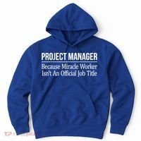 Project Ager Because Miracle Worker Isn't Job Title Gift Cute Gift Hoodie thumb 0
