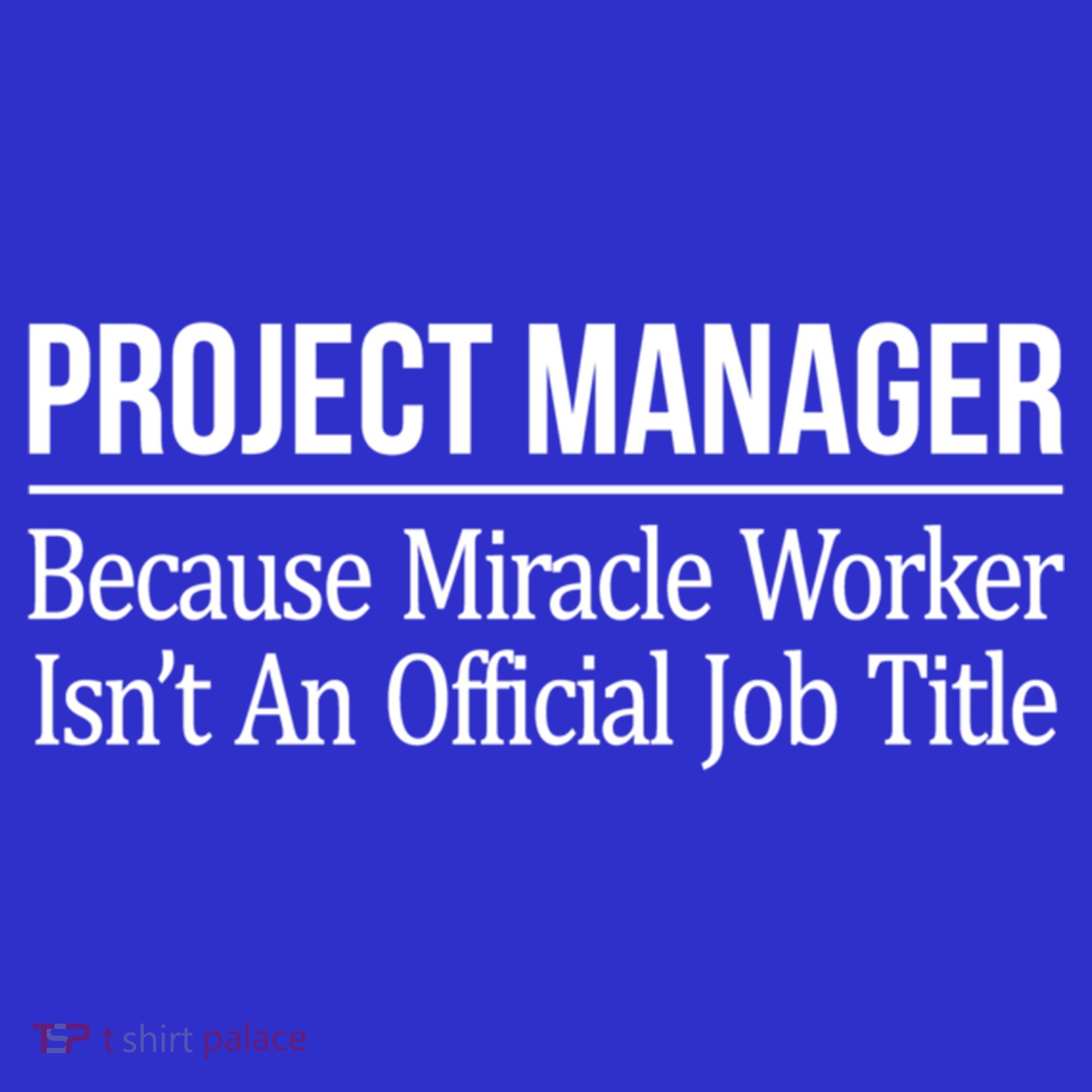 Project Ager Because Miracle Worker Isn't Job Title Gift Cute Gift Sweatshirt