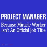 Project Ager Because Miracle Worker Isn't Job Title Gift Cute Gift Mousepad thumb 1