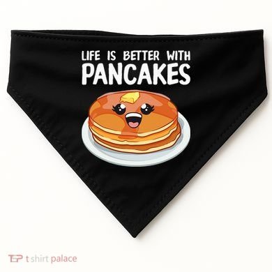 Pancakes Art Brunch Breakfast Pancake Maker USA-Made Doggie Bandana