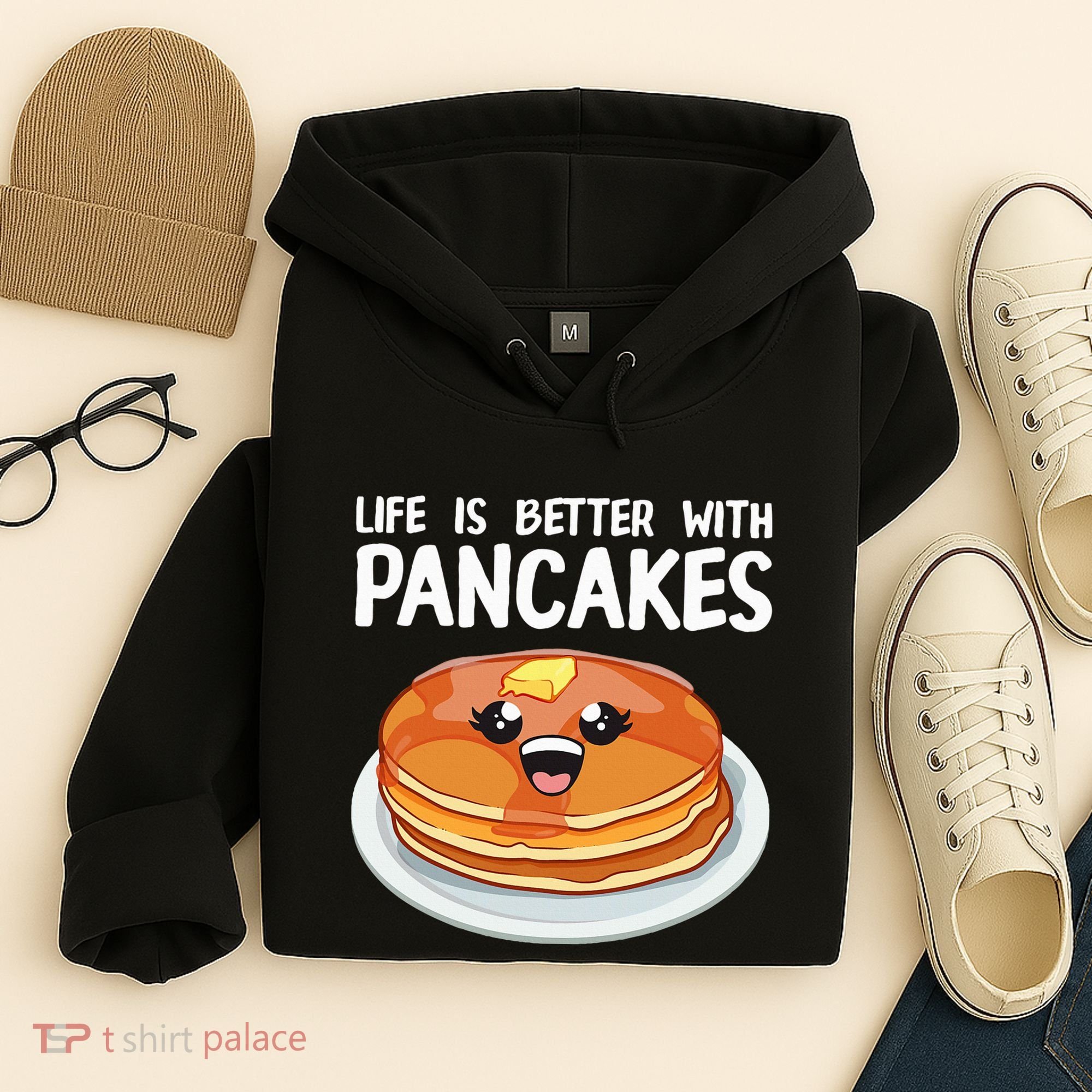 Pancakes Art Brunch Breakfast Pancake Maker Hoodie