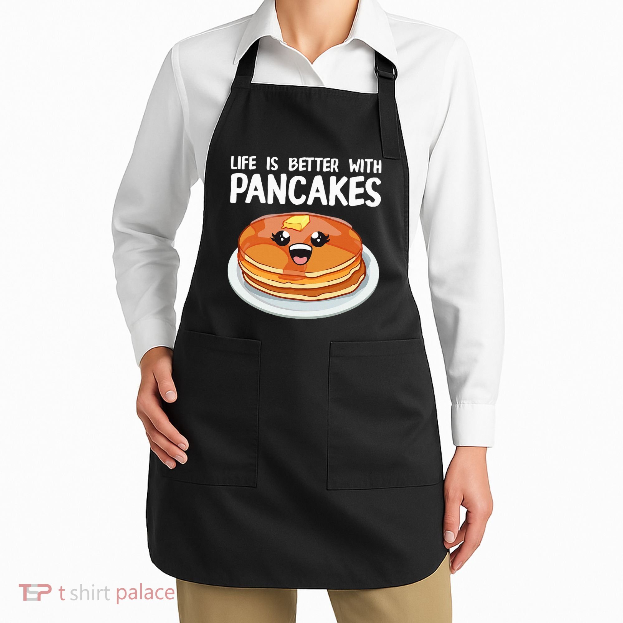 Pancakes Art Brunch Breakfast Pancake Maker Apron