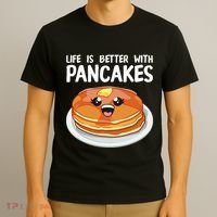 Pancakes Art Brunch Breakfast Pancake Maker T-Shirt thumb 3