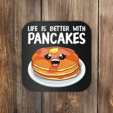Pancakes Art Brunch Breakfast Pancake Maker Coaster