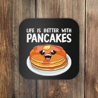 Pancakes Art Brunch Breakfast Pancake Maker Coaster thumb 0