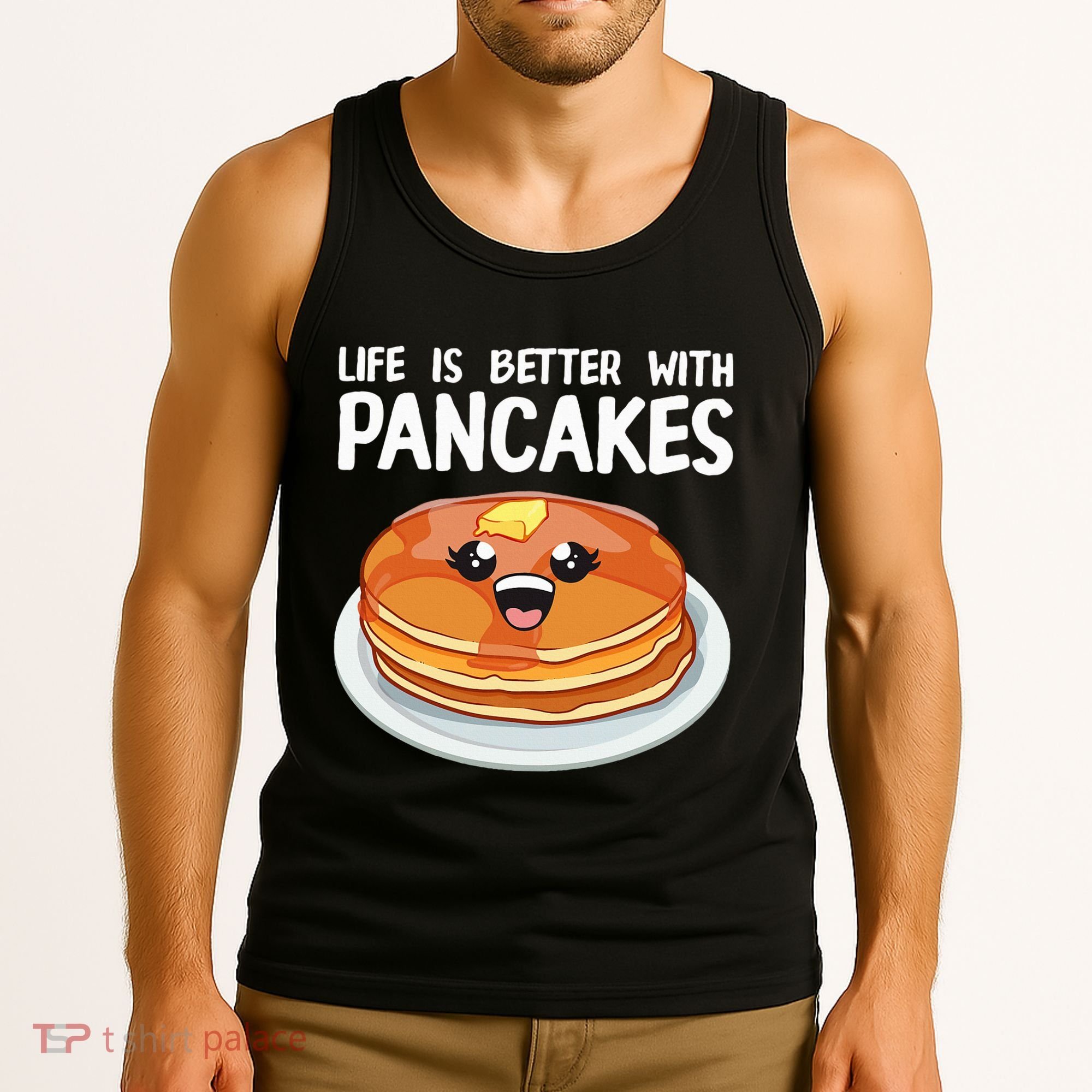 Pancakes Art Brunch Breakfast Pancake Maker Tank Top