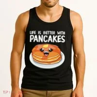 Pancakes Art Brunch Breakfast Pancake Maker Tank Top thumb 3