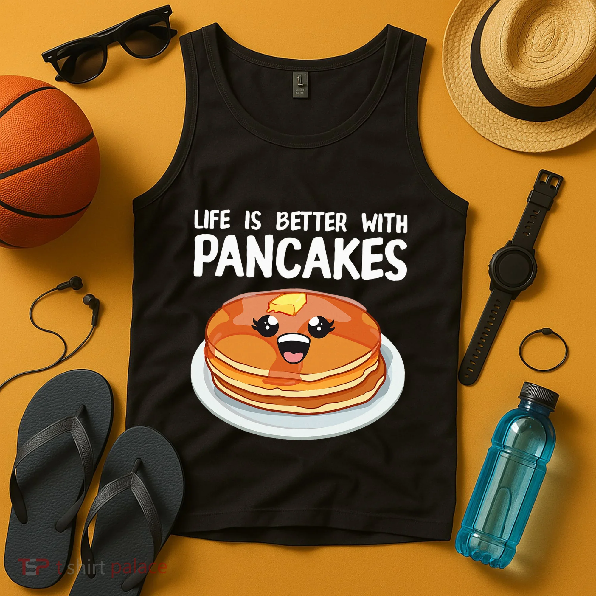 Pancakes Art Brunch Breakfast Pancake Maker Tank Top