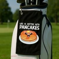 Pancakes Art Brunch Breakfast Pancake Maker Golf Towel thumb 2