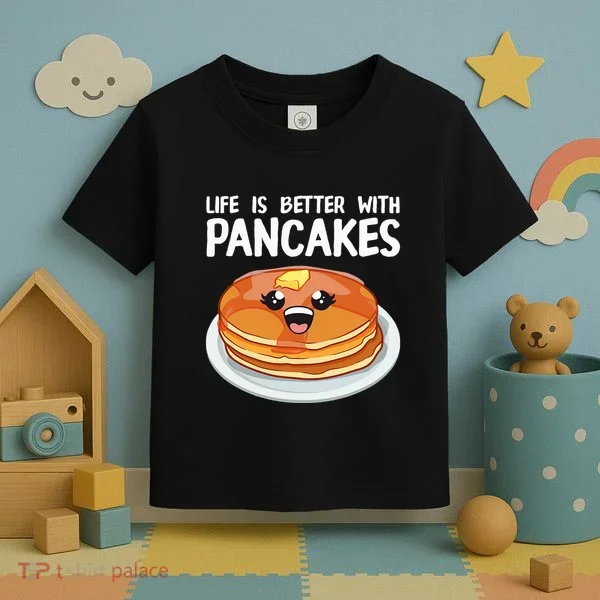 Pancakes Art Brunch Breakfast Pancake Maker Toddler T-Shirt