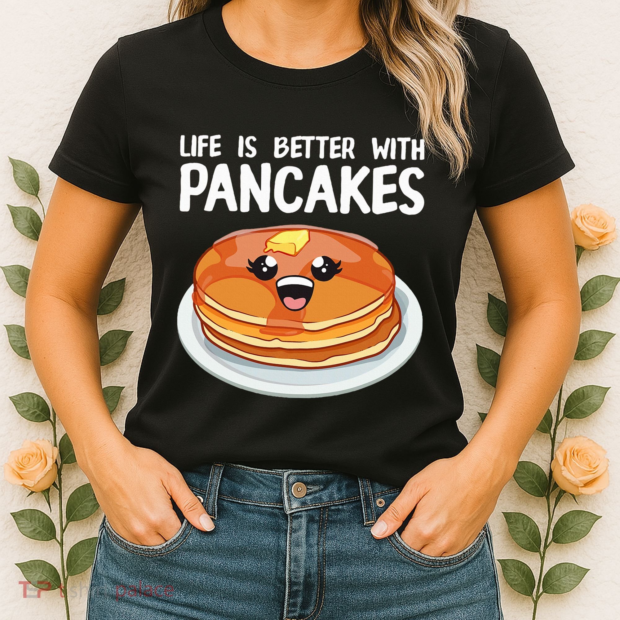 Pancakes Art Brunch Breakfast Pancake Maker Women's T-Shirt