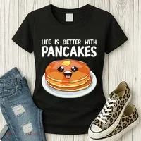 Pancakes Art Brunch Breakfast Pancake Maker Women's T-Shirt thumb 3