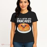 Pancakes Art Brunch Breakfast Pancake Maker Women's T-Shirt thumb 4