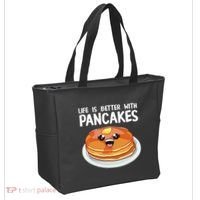 Pancakes Art Brunch Breakfast Pancake Maker Tote Bag thumb 2