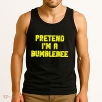 Pretend A Bumblebee Party Halloween Costume  Tank Top thumb 3