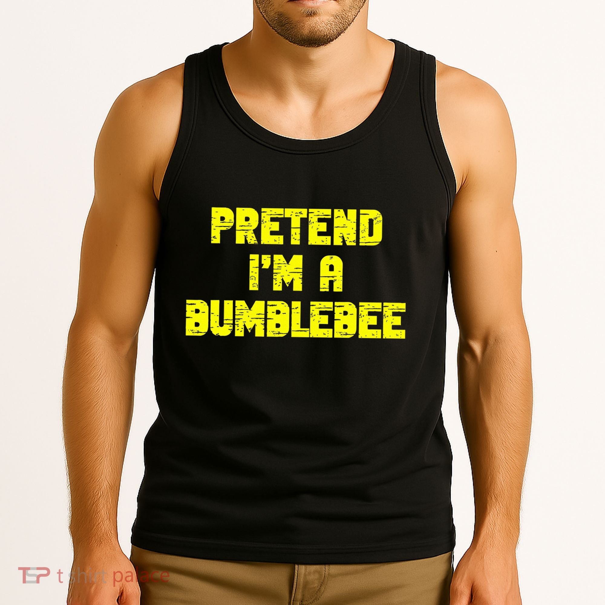 Pretend A Bumblebee Party Halloween Costume  Tank Top