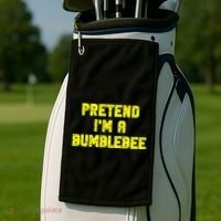 Pretend A Bumblebee Party Halloween Costume  Golf Towel thumb 2