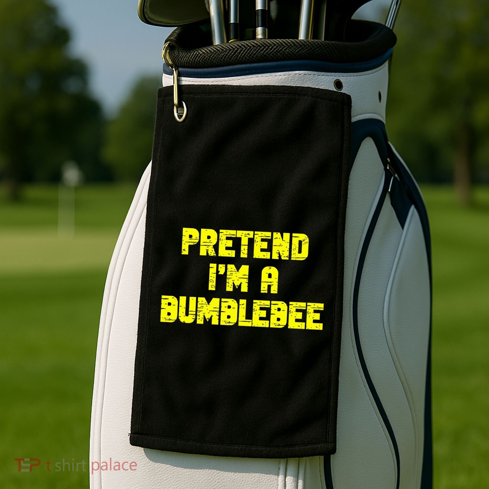 Pretend A Bumblebee Party Halloween Costume  Golf Towel