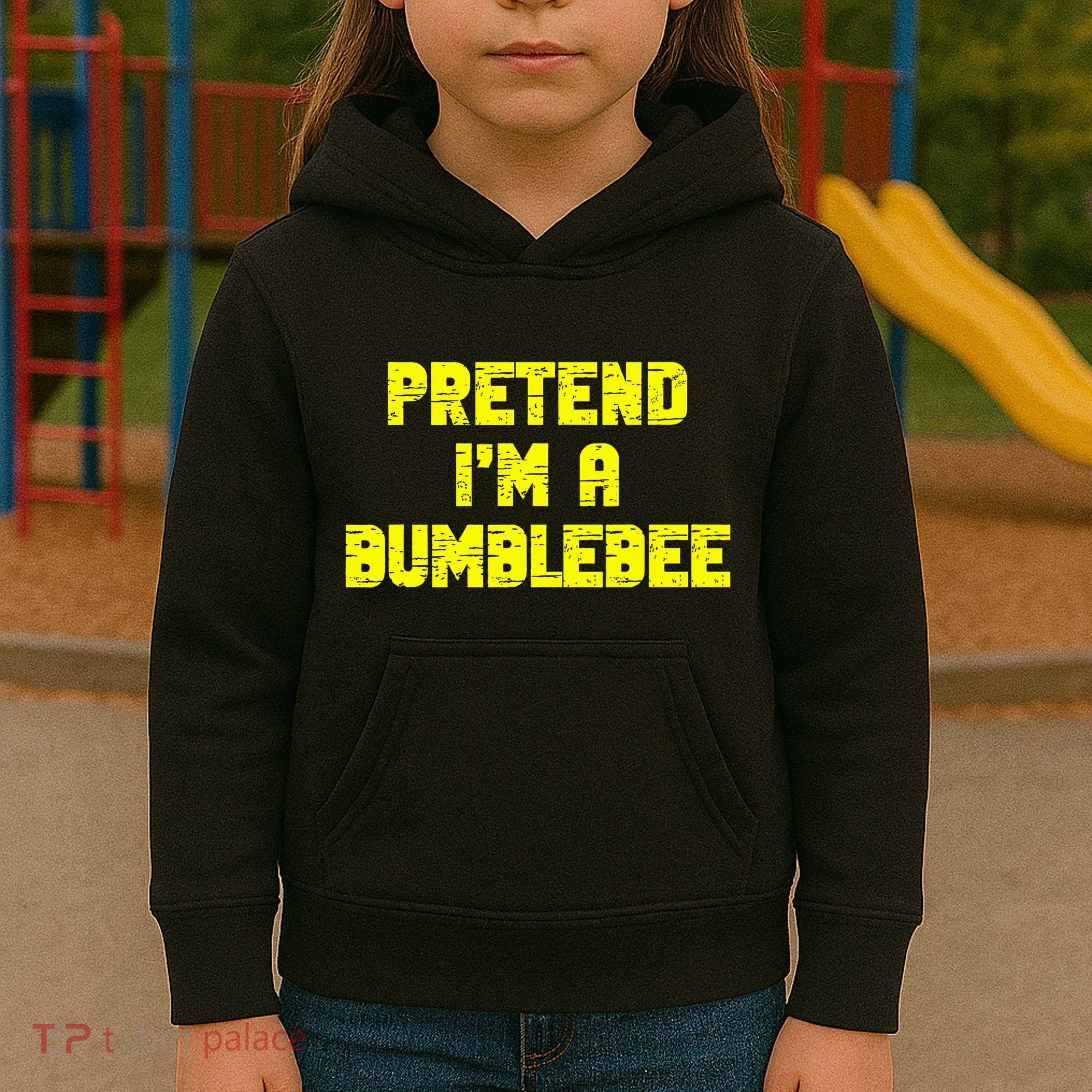 Pretend A Bumblebee Party Halloween Costume  Kids Hoodie