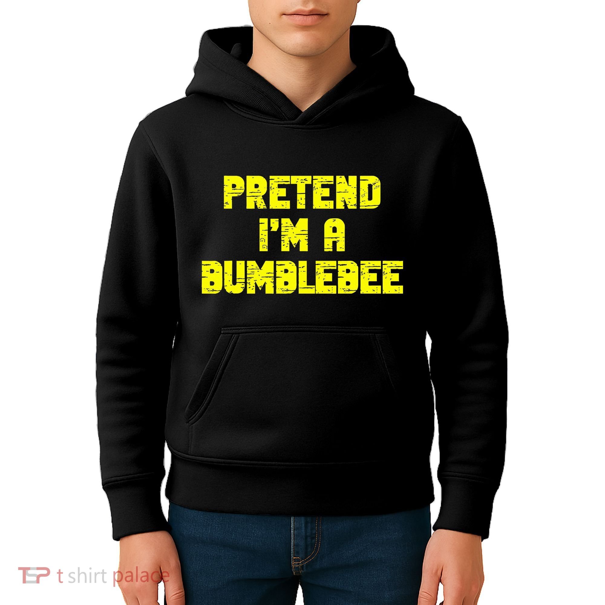 Pretend A Bumblebee Party Halloween Costume  Kids Hoodie