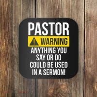 Pastor Appreciation Best Priest Christian Jesus God Bible Coaster thumb 0