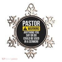 Pastor Appreciation Best Priest Christian Jesus God Bible Ornament thumb 0