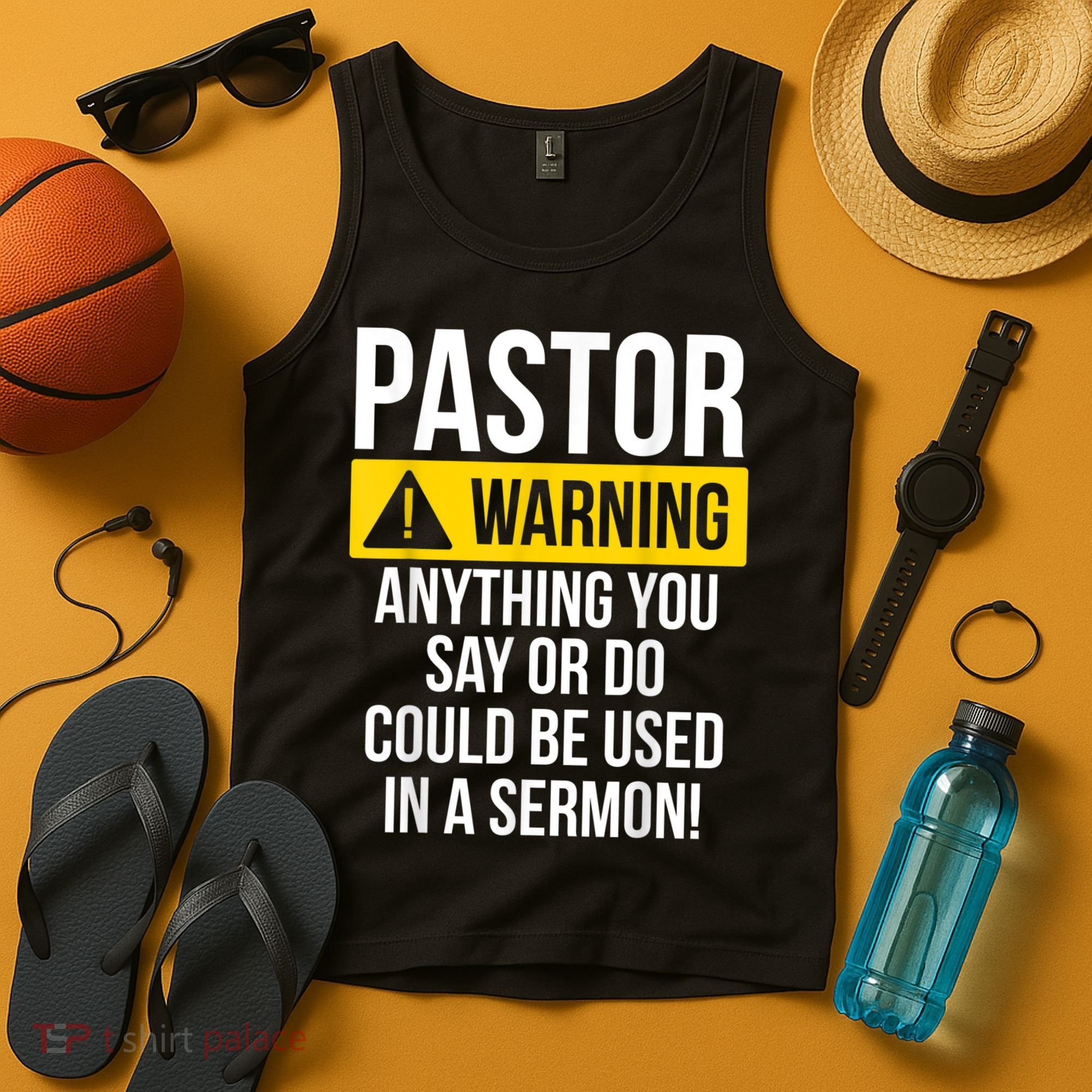 Pastor Appreciation Best Priest Christian Jesus God Bible Tank Top