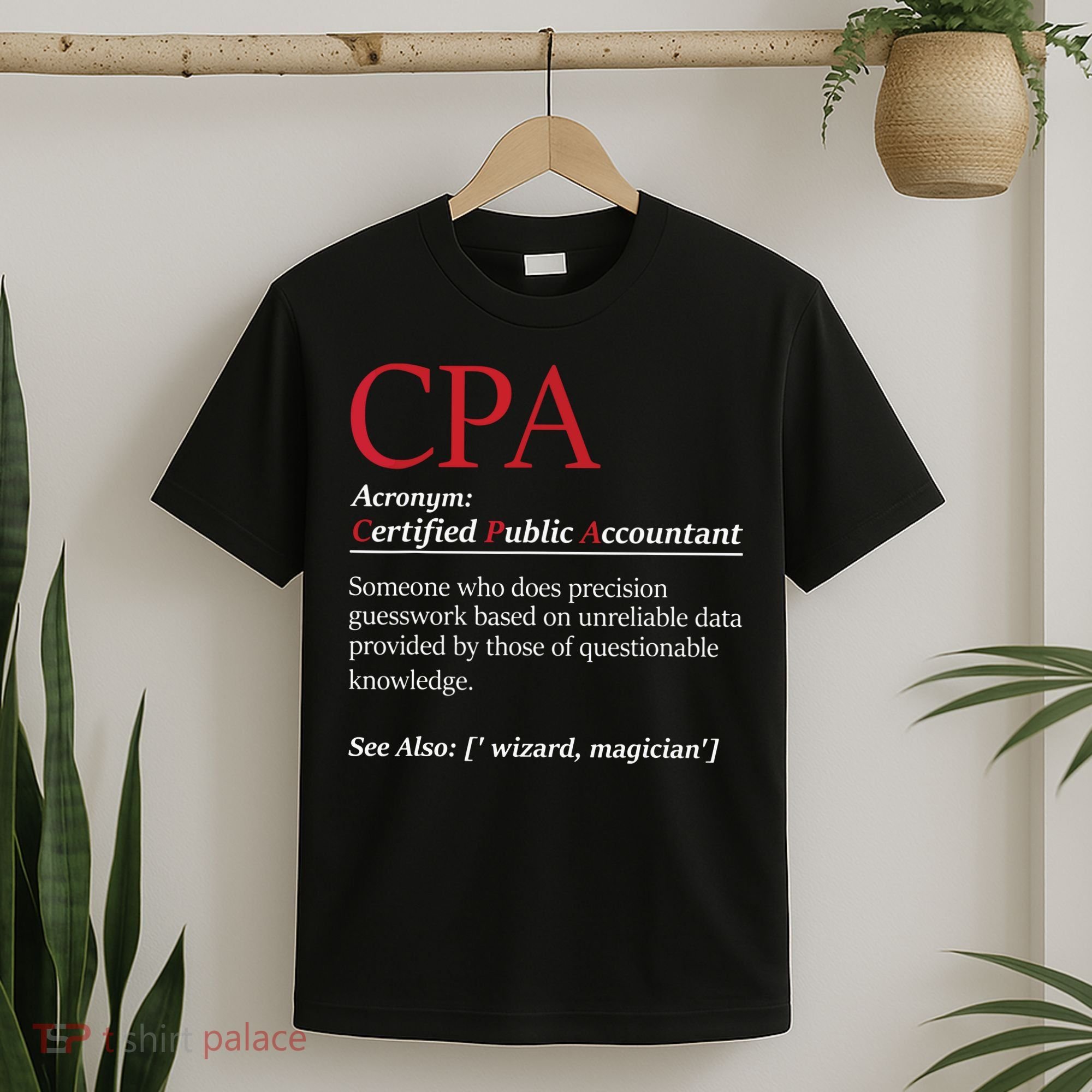 Public Accountant Bookkeeper Tax Auditor Financial Analyst T-Shirt