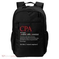 Public Accountant Bookkeeper Tax Auditor Financial Analyst Backpack thumb 0