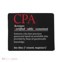 Public Accountant Bookkeeper Tax Auditor Financial Analyst Mousepad thumb 0