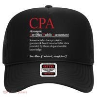 Public Accountant Bookkeeper Tax Auditor Financial Analyst Hat thumb 0
