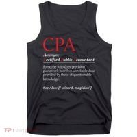 Public Accountant Bookkeeper Tax Auditor Financial Analyst Tank Top thumb 0