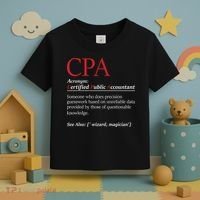 Public Accountant Bookkeeper Tax Auditor Financial Analyst Toddler T-Shirt thumb 3