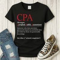 Public Accountant Bookkeeper Tax Auditor Financial Analyst Women's T-Shirt thumb 3