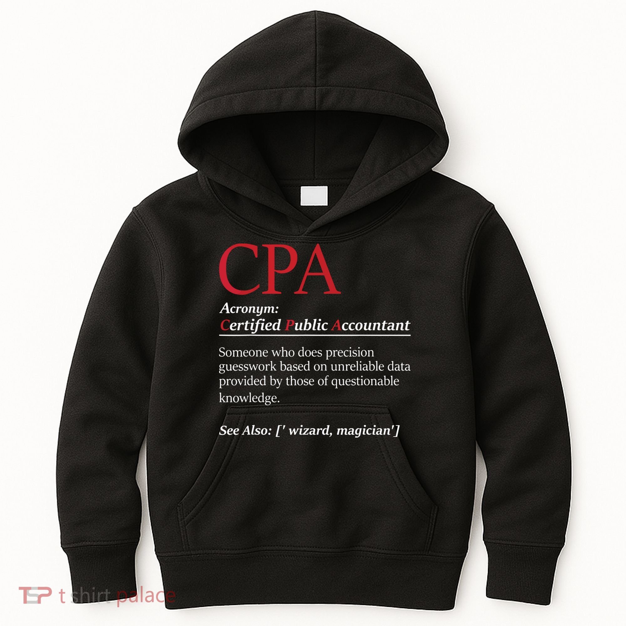 Public Accountant Bookkeeper Tax Auditor Financial Analyst Kids Hoodie