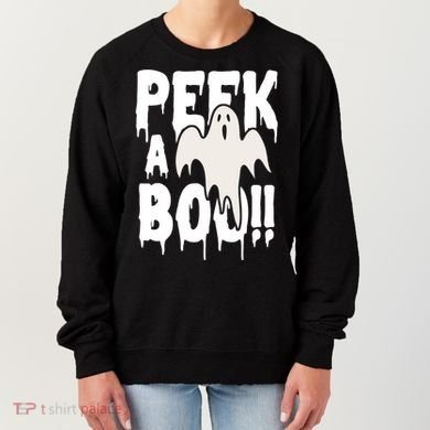 Peek A Boo Halloween Ghost Women's Sweatshirt