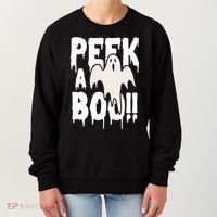 Peek A Boo Halloween Ghost Women's Sweatshirt thumb 0
