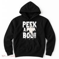 Peek A Boo Halloween Ghost Hoodie thumb 0