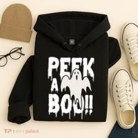 Peek A Boo Halloween Ghost Hoodie thumb 4