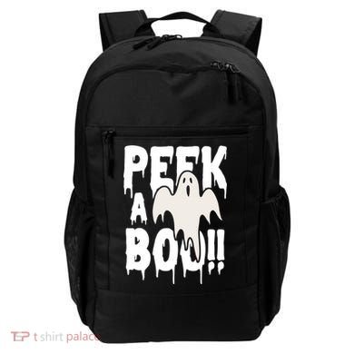 Peek A Boo Halloween Ghost Backpack