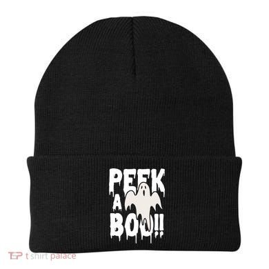 Peek A Boo Halloween Ghost Beanie
