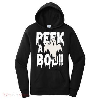 Peek A Boo Halloween Ghost Women's Hoodie