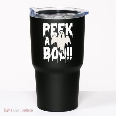 Peek A Boo Halloween Ghost Tumbler
