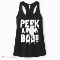 Peek A Boo Halloween Ghost Women's Tank Top thumb 0