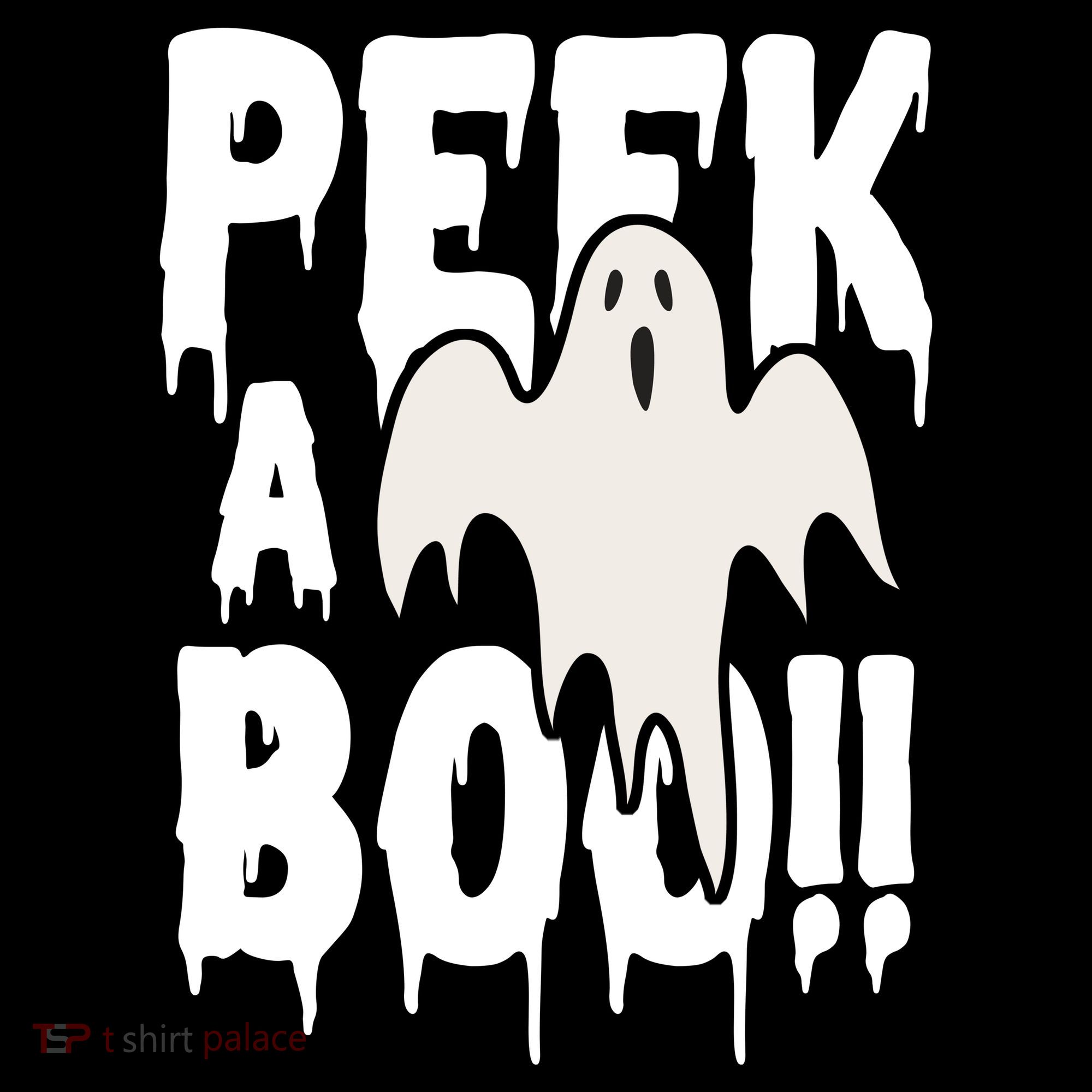 Peek A Boo Halloween Ghost Women's Tank Top