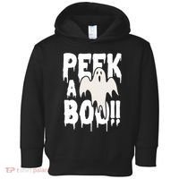 Peek A Boo Halloween Ghost Toddler Hoodie thumb 0
