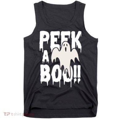 Peek A Boo Halloween Ghost Tank Top
