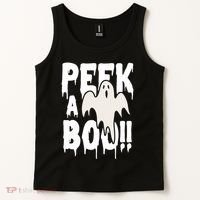 Peek A Boo Halloween Ghost Tank Top thumb 2