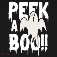Peek A Boo Halloween Ghost Tank Top thumb 6